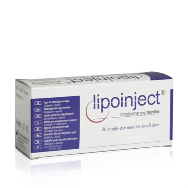 LIPOINJECT® 25G X 70MM SMALL 20 x Needles per pack